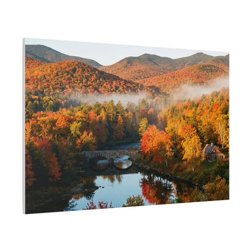 Autumn Mountain Landscape Canvas