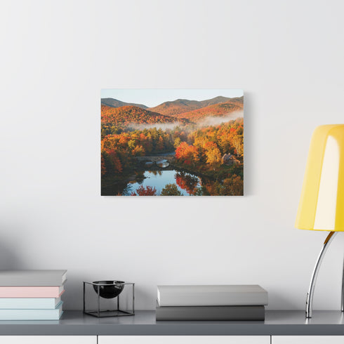 Autumn Mountain Landscape Canvas