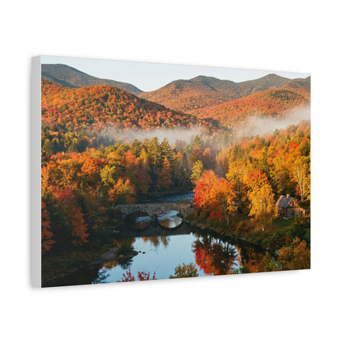 Autumn Mountain Landscape Canvas