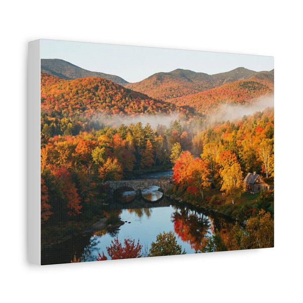 Autumn Mountain Landscape Canvas