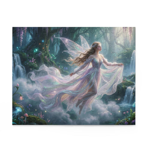 Ethereal Fairy in Moonlit Forest Puzzle