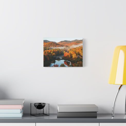 Autumn Mountain Landscape Canvas
