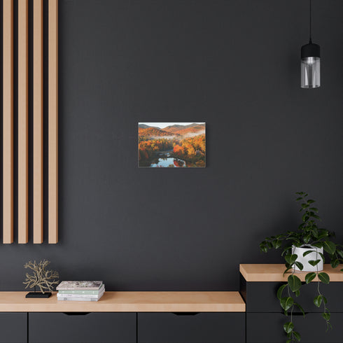 Autumn Mountain Landscape Canvas
