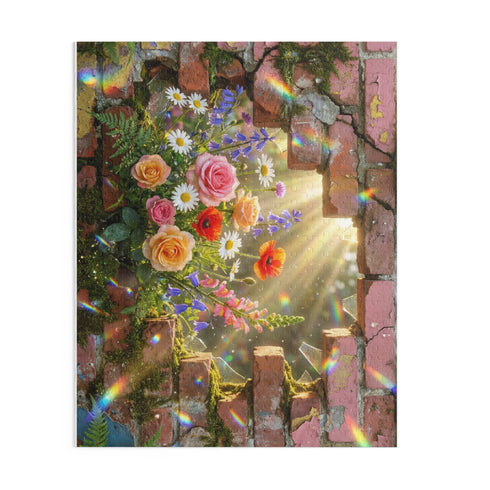 Floral Brick Wall Bouquet Puzzle