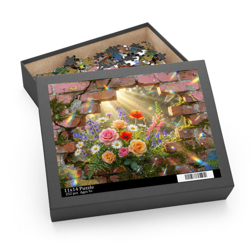 Floral Brick Wall Bouquet Puzzle